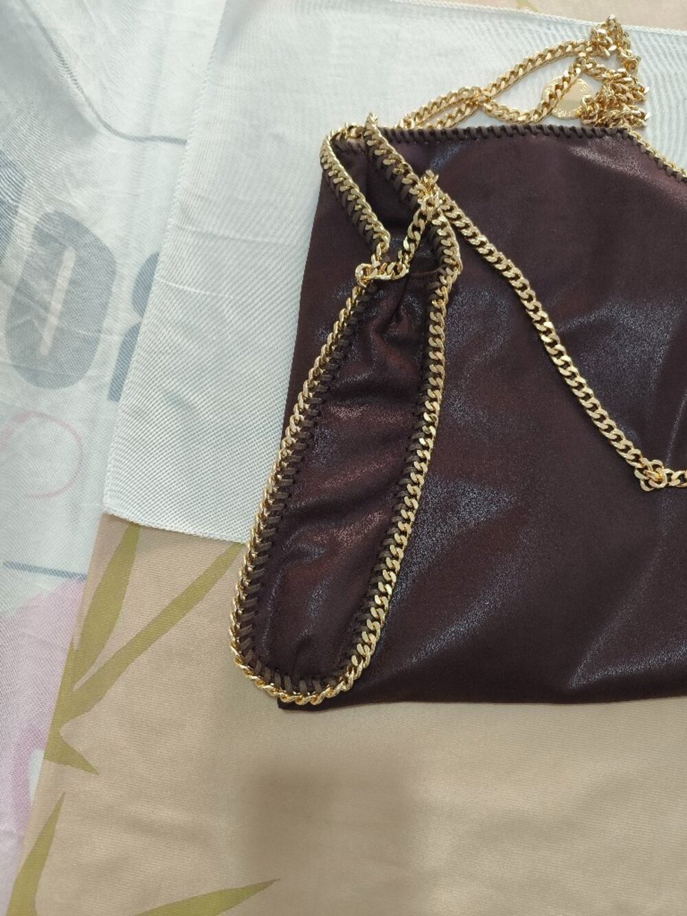 Stella Mccartney Brown Tote Bag Comes With A Small Wallet - Picture 4 of 13